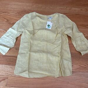 Boden Women’s Linen Back Buttondown Shirt